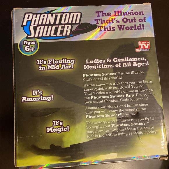 New, Never Used , Phantom Saucer - AS SEEN ON TV - Magical Illusion - Picture 2 of 4